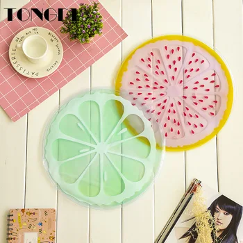 

TONGDI Home Soft Cool PVC Cushions Lovely Cute Cartoon Fruit Decoration For Children Summer Seat Office Chair Sofa Tatami Car