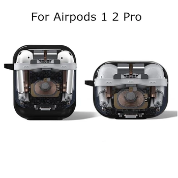 

Soft Silicone Case For apple Airpods 1 2 3 Pro Funny Mechanical structure case Protective Earphone cover for Airpods 1st 2 pro