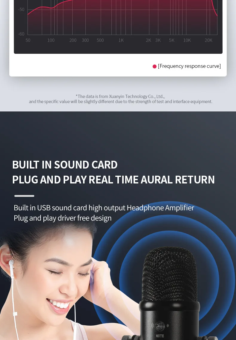 电容麦 USB支架套装高采样降噪家用电脑录音游戏有线话筒跨境专供_C8_29