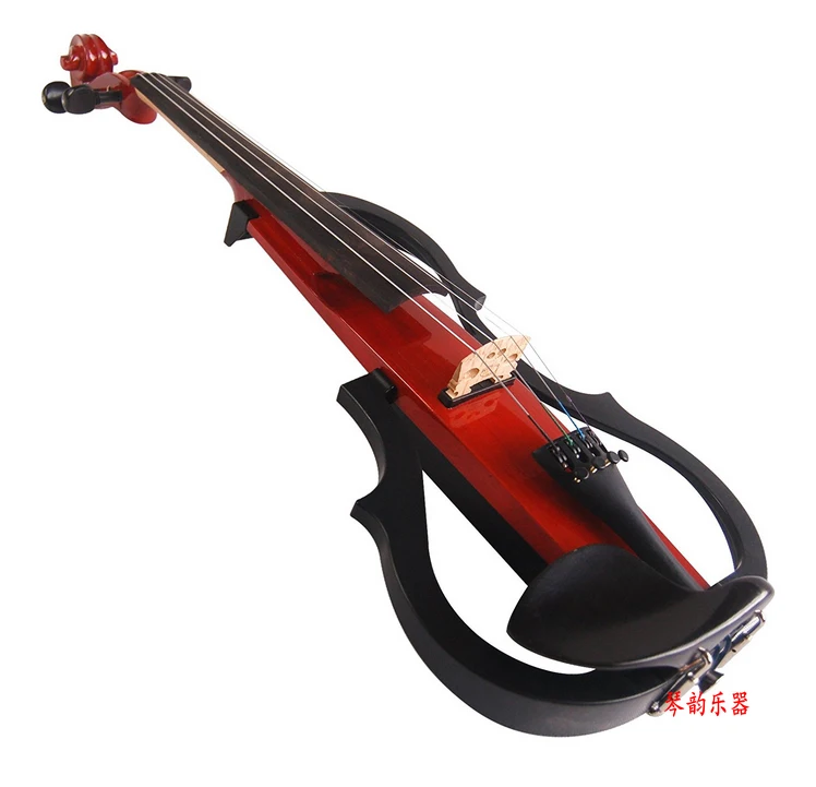 Электрическая Скрипка 4/4 Ebony профессиональная производительность с гарнитурой Bluetooth аккомпанемент начинающих струнный инструмент - Цвет: Style 1