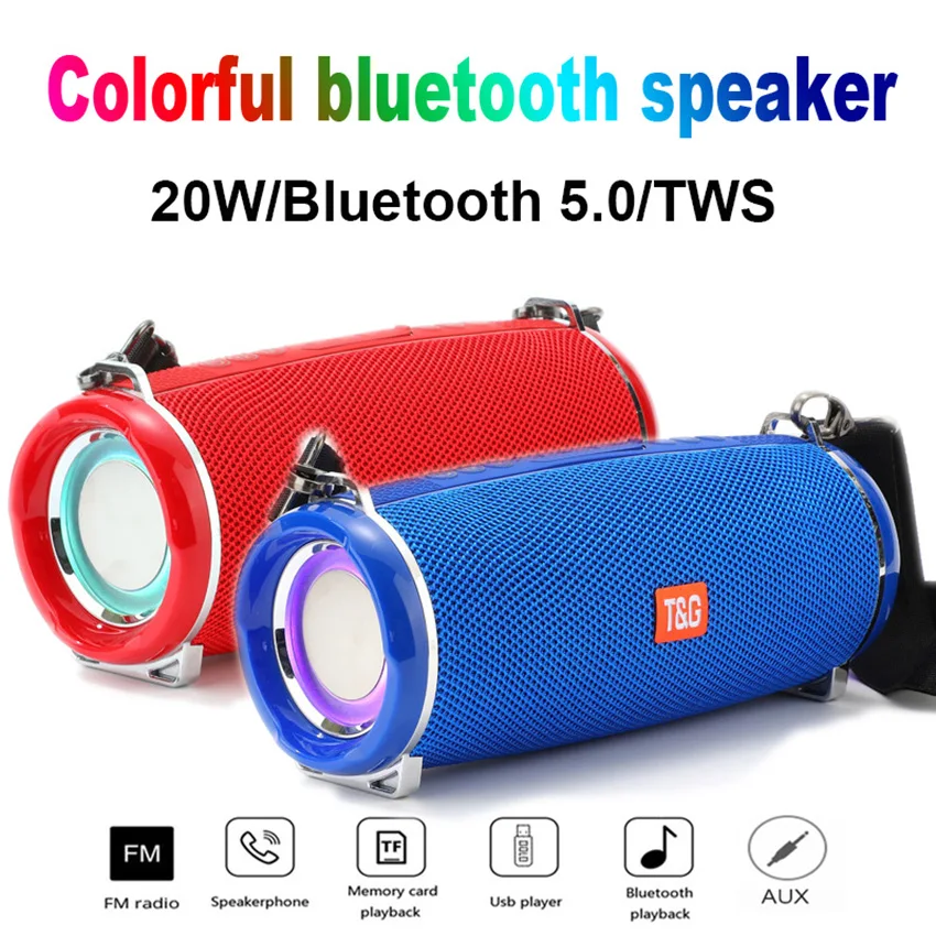 

Wireless Bluetooth speakers Portable subwoofer Computer caixa de som boombox high powerful Loudspeaker column support Radio fm t