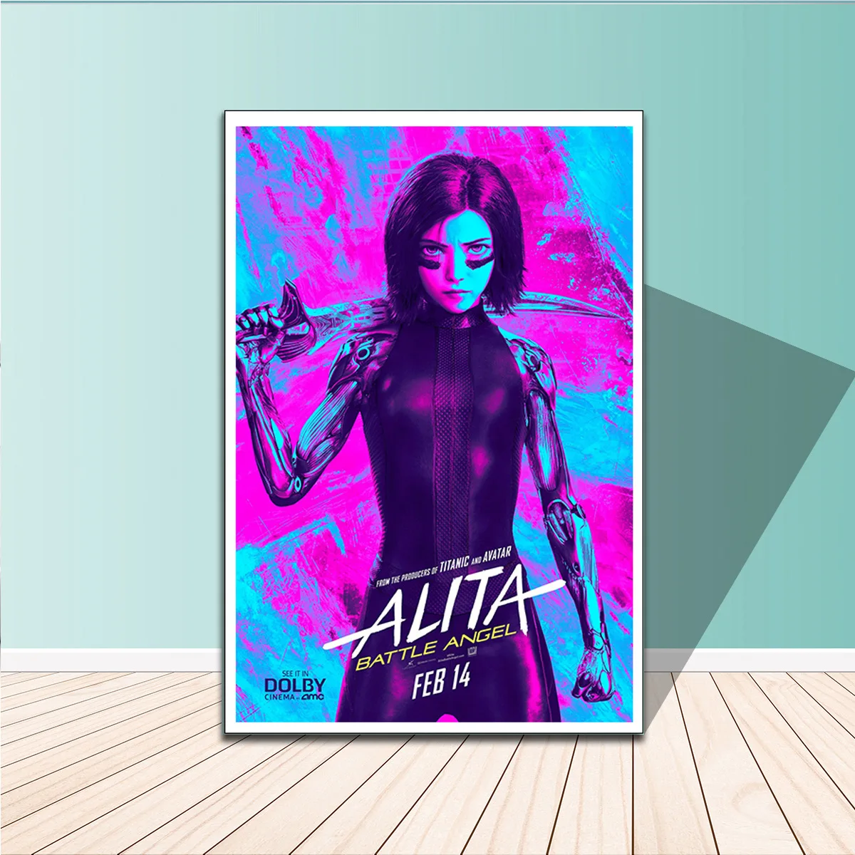 Alita боевой постер с ангелом современное настенное искусство украшение дома