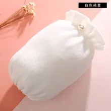 Пуховая куртка для взрослых, Маленькие рукава, рукава для мальчиков, для офиса, стиль принцессы, дышащая, с рисунком, белая, домашняя, плюшевая