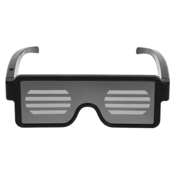 

8 Modes Quick Flash Led Party Glasses USB charge Luminous Glasses Christmas Concert light Toys H4GD