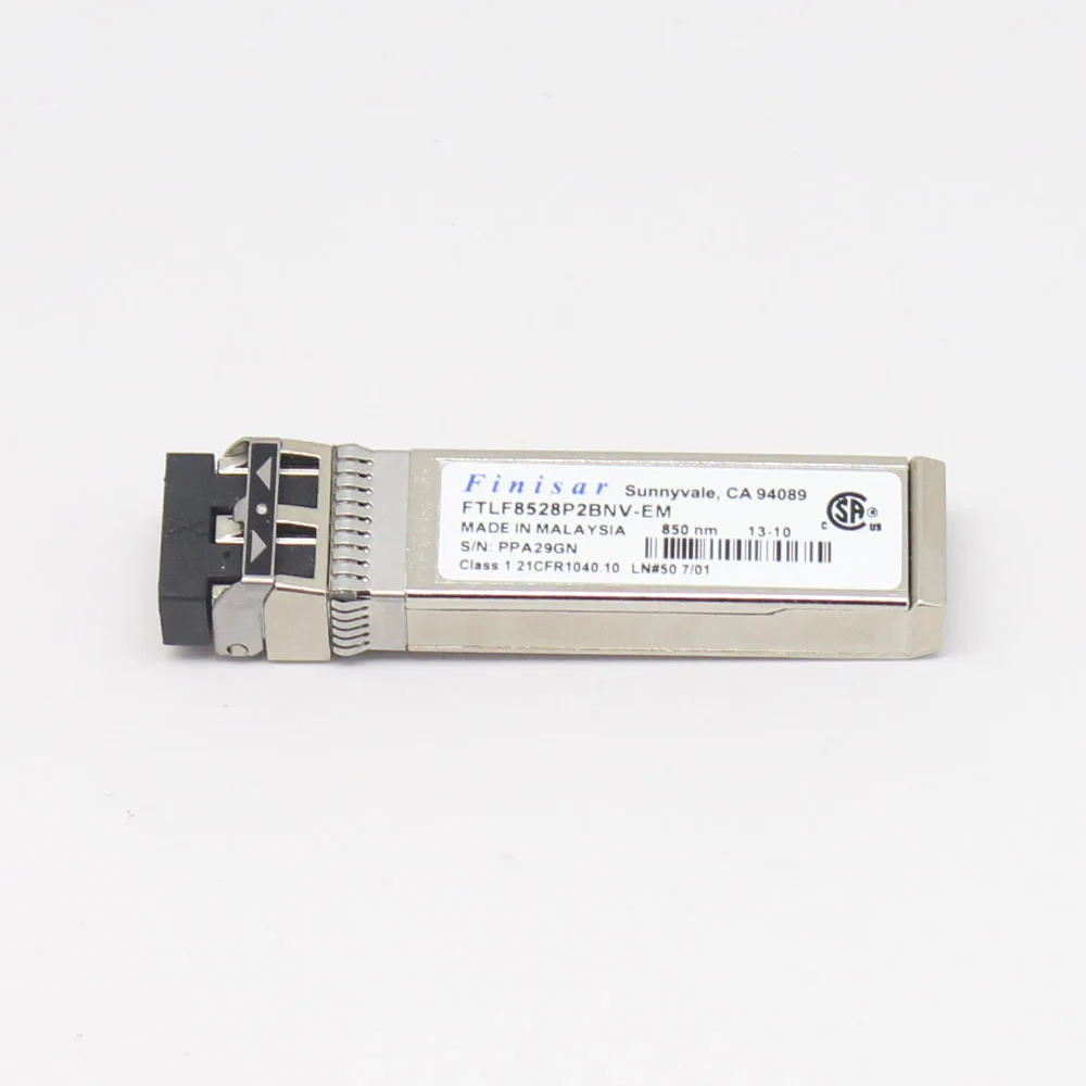 

FTLF8528P2BNV-EM FOR Finisar 8GB SWL SFP Transceiver Module Fibre Channel