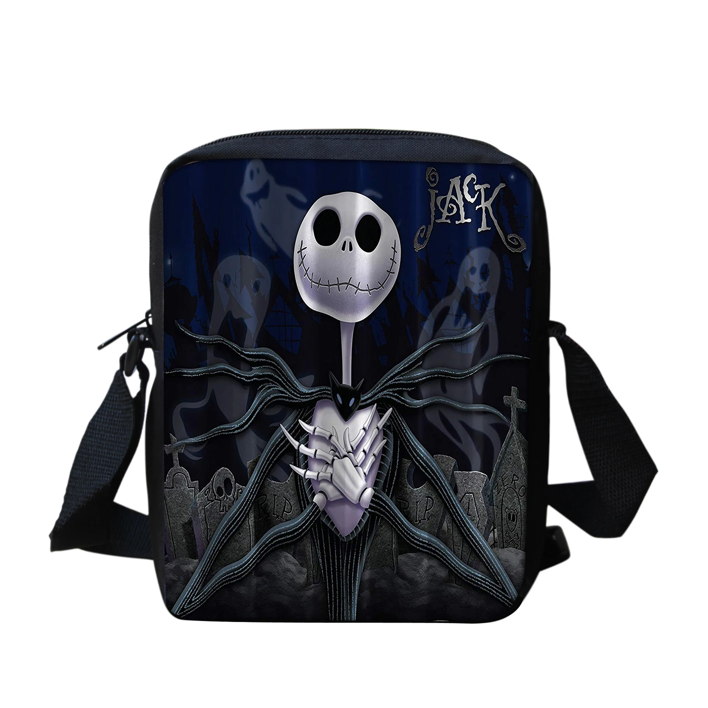 FORUDESIGNS/сумка-мессенджер с принтом Jack Skellington, Кошмар перед Рождеством, сумки через плечо, женская сумка, сумки на плечо, набор - Цвет: QE242E