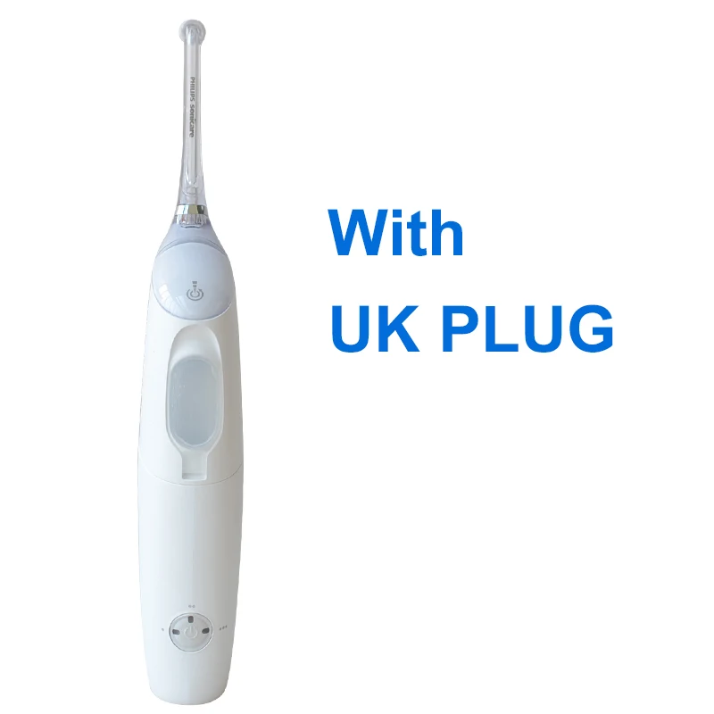 HX8340-UKplug Новинка для Philips Sonicare HX8340 воздушная нить поддержка перезаряжаемая для взрослых с насадкой и зарядным устройством - Цвет: HX8340-UKplug