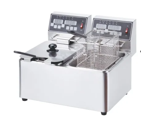 

Free shipping 8L/6L/4LElectronic Oil fryer for Donuts Machine for churros machine