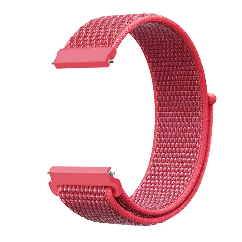 Hibicus 20 мм 22 мм часы нейлоновый ремешок для Huami Amazfit BipSport петля ремешок для Huami Amazfit GtR 47 мм 42 мм ремешок/Stratos/Pace - Цвет ремешка: Hibicus