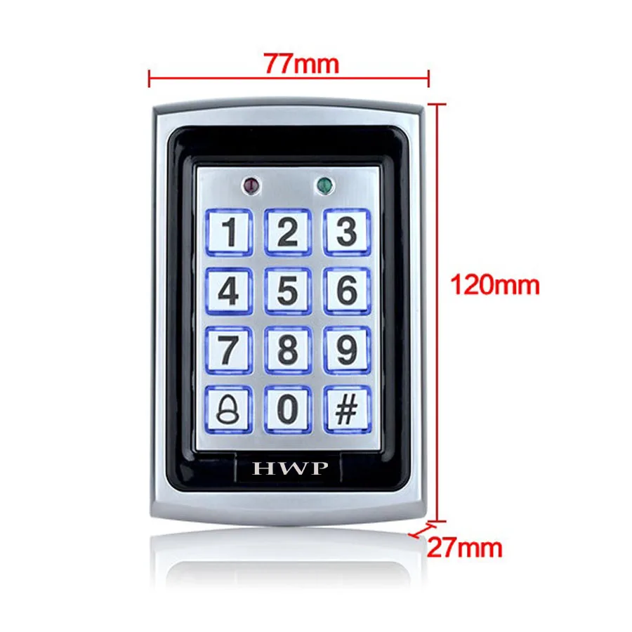 Metal keypad Metal access control 125KHz Standalone keypad 10pcs free