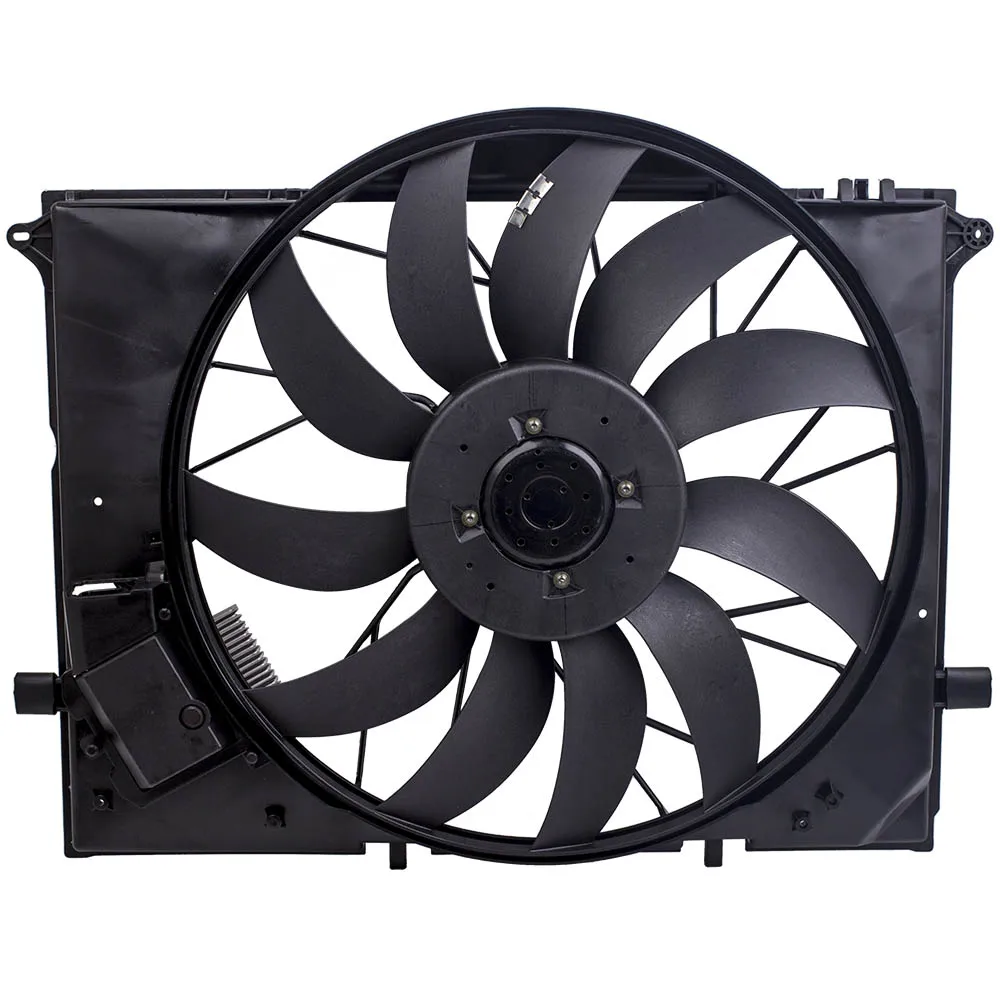 Cooling Fan Assembly for Mercedes-Benz C215 W220 R230 CL600 S55 AMG SL600 SL63 65 AMG 