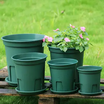 

Flower Pots Planters Pot Trays Plastic Pots Creative Small Square Pots for Succulent plants