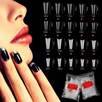 

Pleated Non-trace Nail Tip Full Stick Short Version Of Droplet Tip False Nail Наклейки На Ногти Nail Art Diy Nail Sticker