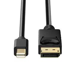 Напрямую от производителя продажа мини DisplayPort высокой четкости адаптер Кабель 1,8 M выбор 4 K 1080P Minidp поворачивает DP