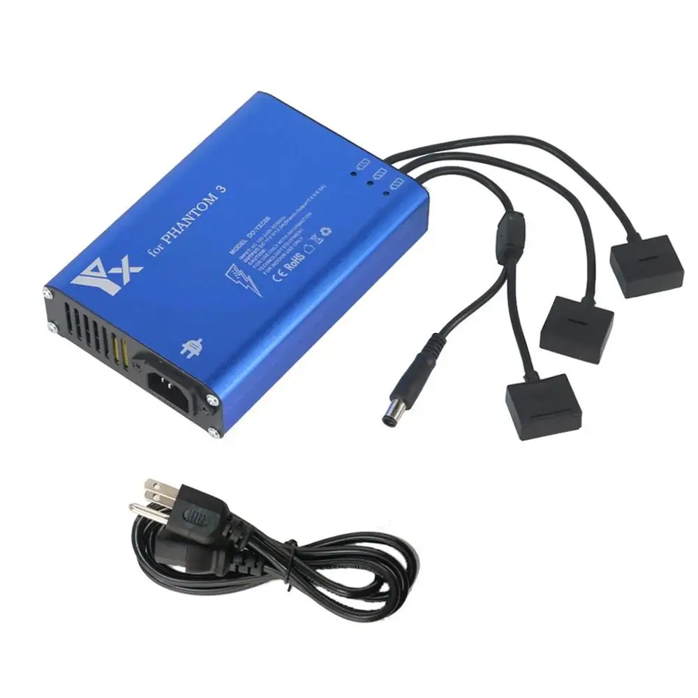 Günstige 4 in 1 Parallel Power Hub Intelligente Batterie Controller Ladegerät für DJI Phantom 3 Standard Professionellen Erweiterte SE FPV Drone