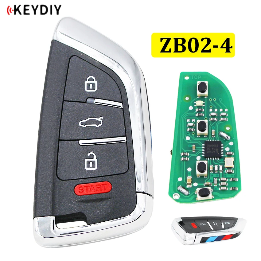 ZB02-4 KEYDIY KD-X2 удаленное устройство разблокировки и клонирование генератора-транспондера с 96 бит 48 транспондерная копия не требуется маркер - Цвет: ZB02-4