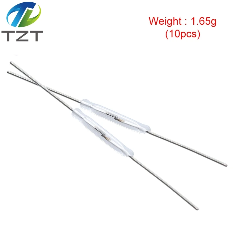 10PCS N/O Reed Switch Magnetic Switch 2 14mm Normally Open Magnetic Induction Switch 