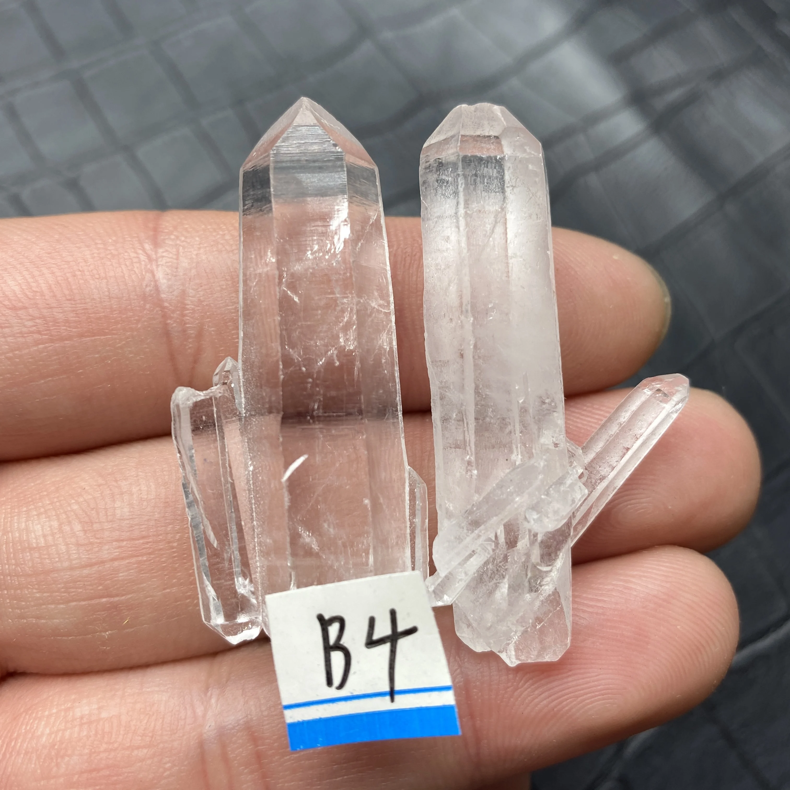 Natural Himalayan Crystal Backbone Raw stone mineral specimen energy healing obelisk