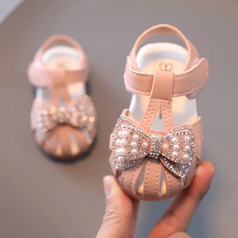 Baby Girls Sandals Soft Bottom Infant Shoes Bowknot Kids Girl kids shoes kids sandals baby sandals