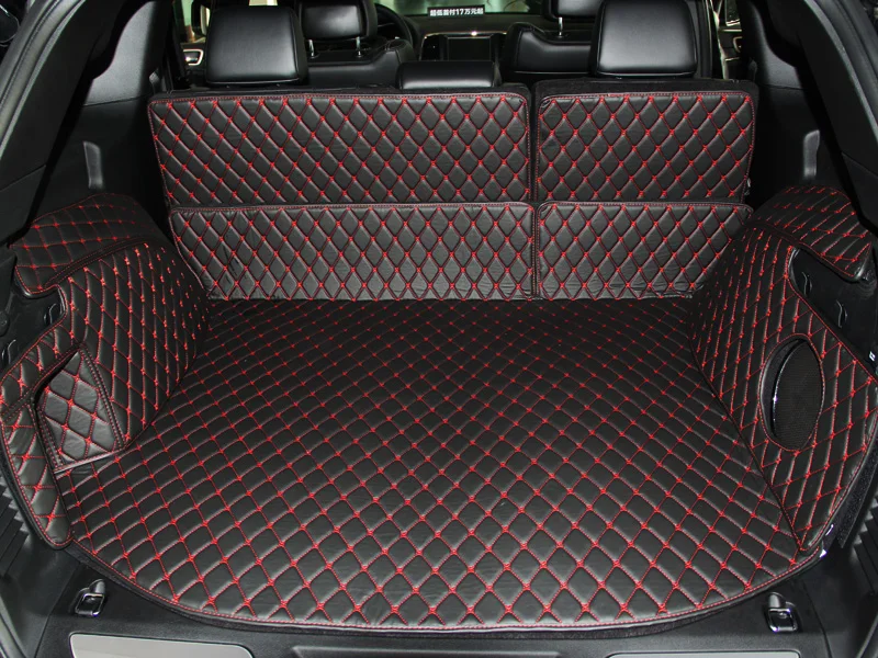 

High quality! Special car trunk mats for Jeep Grand Cherokee WK2 2021-2010 waterproof boot carpets cargo liner mat,Free shipping