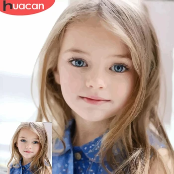 

HUACAN Pictures By Number Photo Custom Oil Painting By Numbers Paint Drawing Canvas Coloring Children Family DIY Gift Home Decor