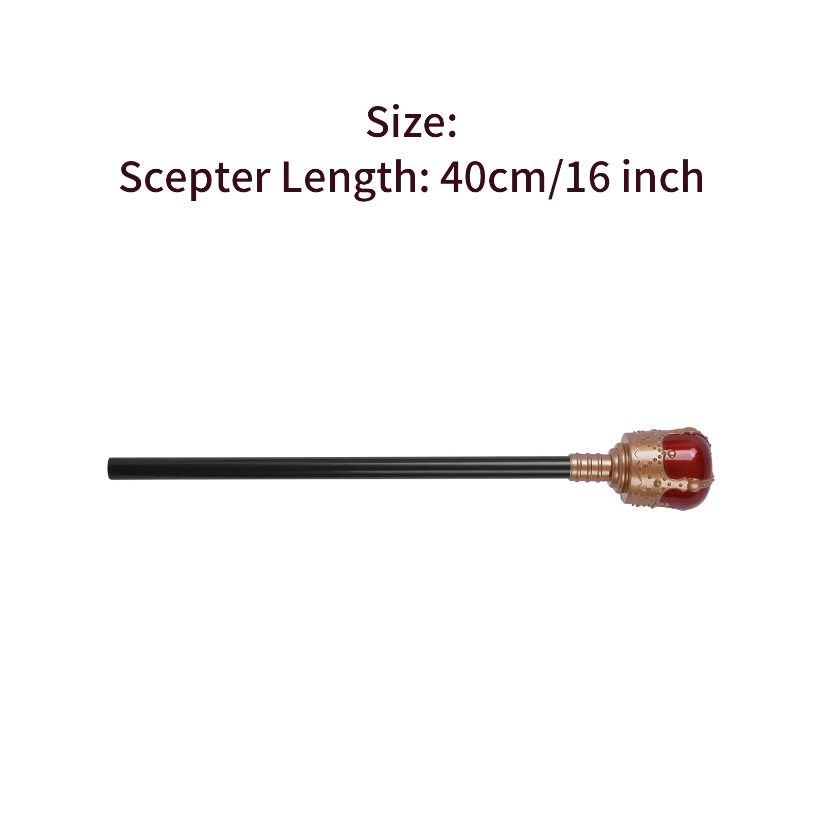 Royal Scepter Children Halloween King Emperor Queen Prince Scepter Kids Girls Boys Dress Up Costume Party Cosplay Accessories