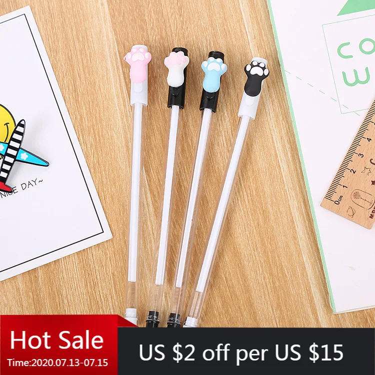 

24 Pcs Creative Baseboard Lovely Ice Cream Neutral Learning A Cartoon Stationery Office Water-based Pen Wholesale