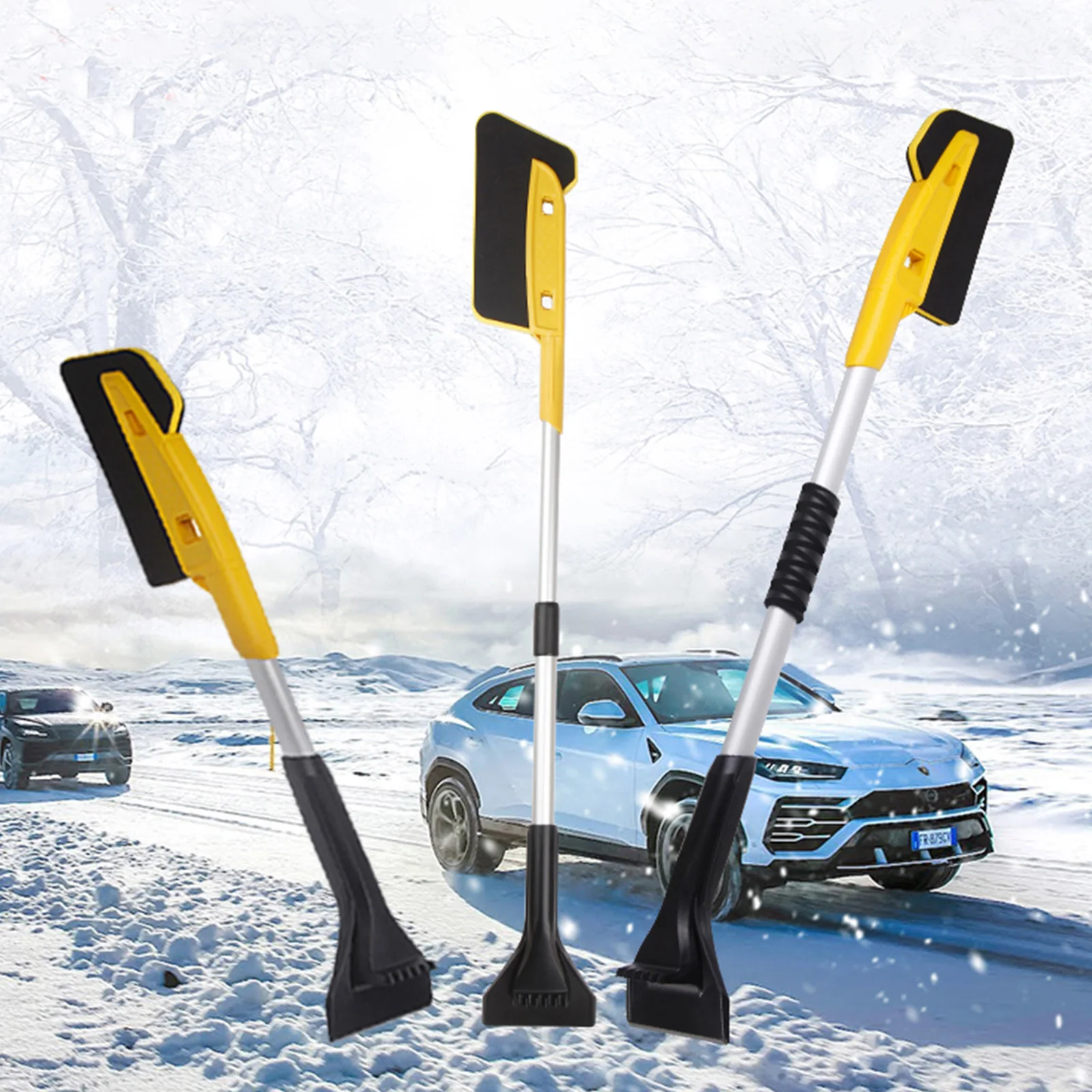 Car Vehicle Snow Ice Scraper Snow Brush Shovel Removal Brush for the car  Windshield Cleaning Scraping Tool WinterAccessories - AliExpress