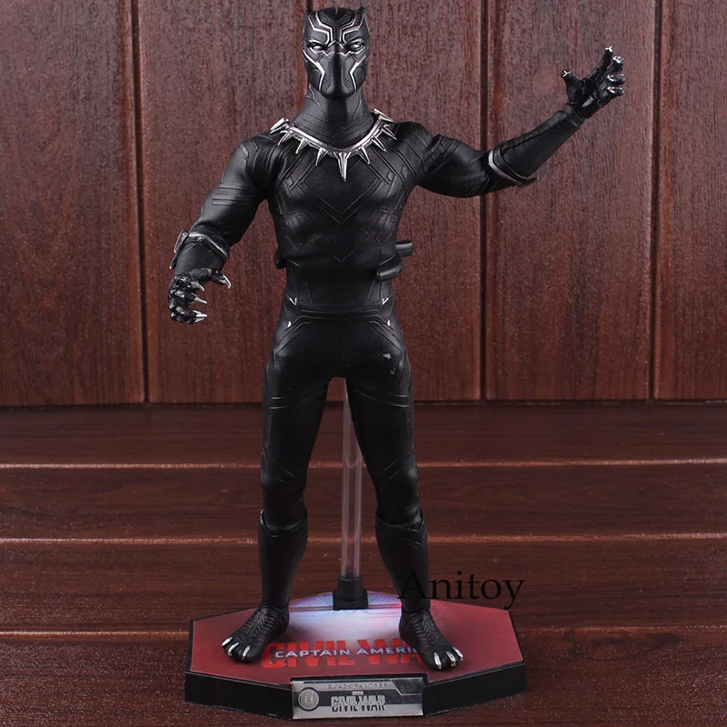 Черная фигурка Marvel Comics Marvel Panther, разделенная нами осень Wakanda King Panther, игрушки куклы, подарок 31 см