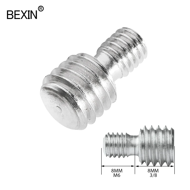 

Camera Accessories M6 To 3/8 Conversion Screw Quick Release Screw Camera Mount Screw Adapter For The DSLR Camera Tripod