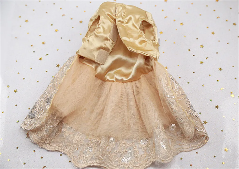 Pet Clothes Luxury Dog Clothes Dog Costumes Dress For Small Dogs New Years Eve Dress Usa Clothing Pet Dog Clothes Wedding Dress (4)