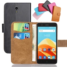 Роскошный чехол бумажник из искусственной кожи для ZTE Blade A510