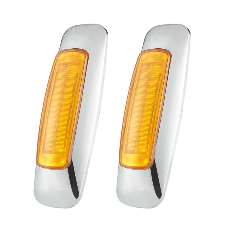 

8LED Lorry Trailer Side Marker Indicators Car Turn Signal Brake Rear Light Q39F