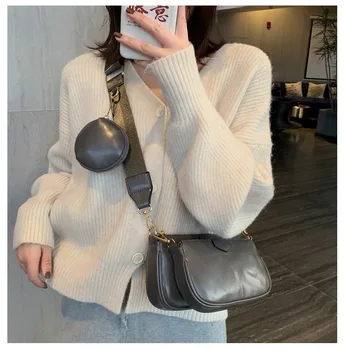 

2020 new women's crossbody bag Korean fashion shoulder bag texture all-match ladies crossbody bag
