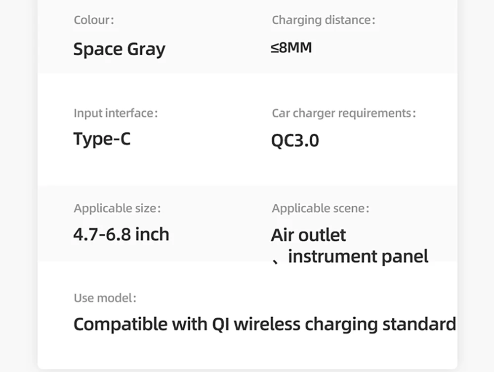 Joyroom Car Phone Holder wireless charger 15W Qi Wireless Charger Car Mount Intelligent Infrared for Air Vent Mount For iPhone