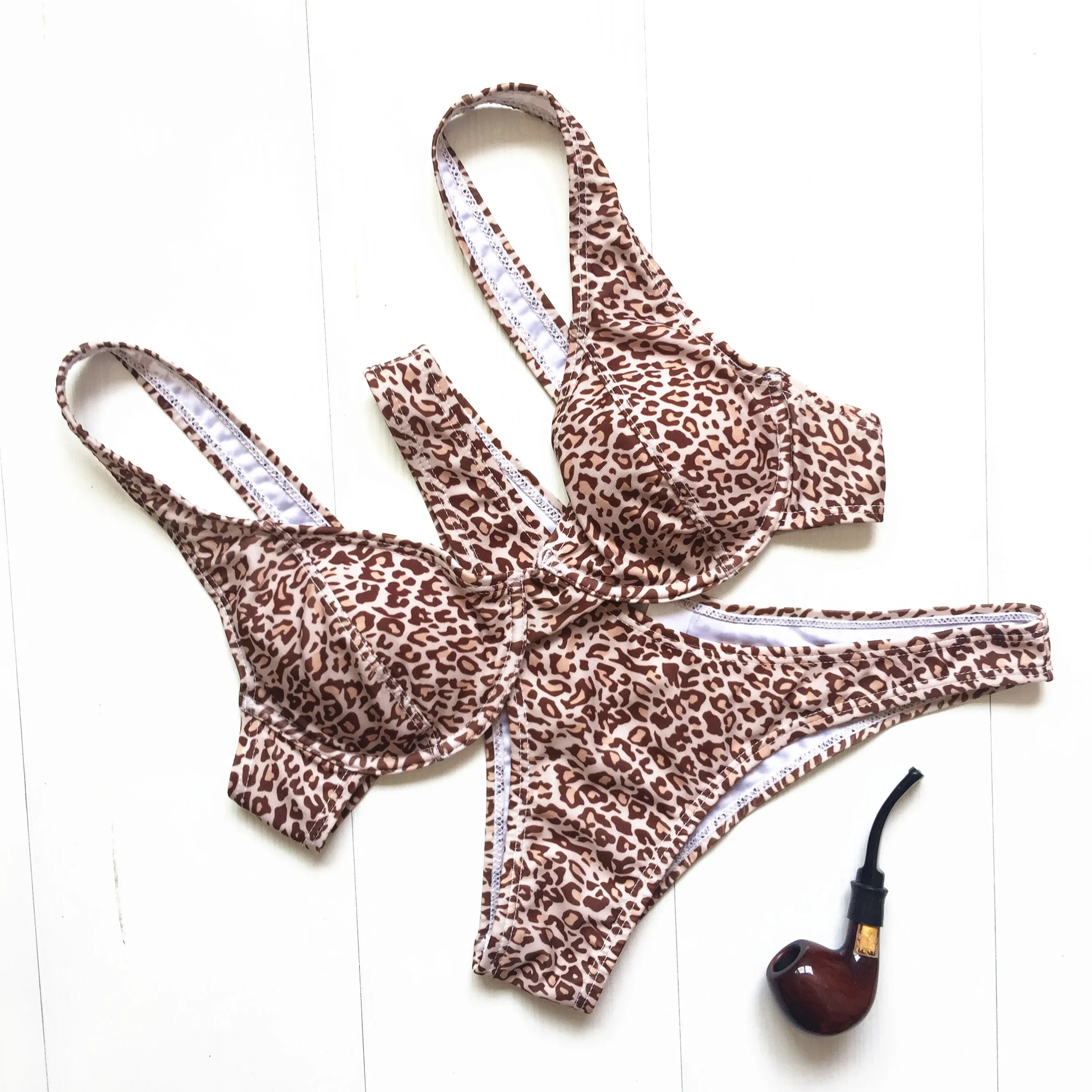 2019 Women Sexy Bikini Set Lace Up Floral Print Bandage Swimsuit High Waist Thong Brazilian Biquini swimwear Summer Beach Wear 2019 Women Sexy Bikini Set Lace Up Floral Print Bandage Swimsuit High Waist Thong Brazilian Biquini swimwear Summer Beach Wear