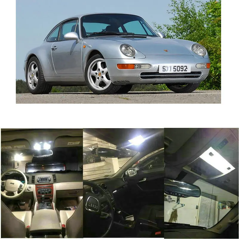 Set Completo Di Illuminazione Interna A Led Per Porsche 993 (911) Carrera Coupe Cabrio Targa Turbo