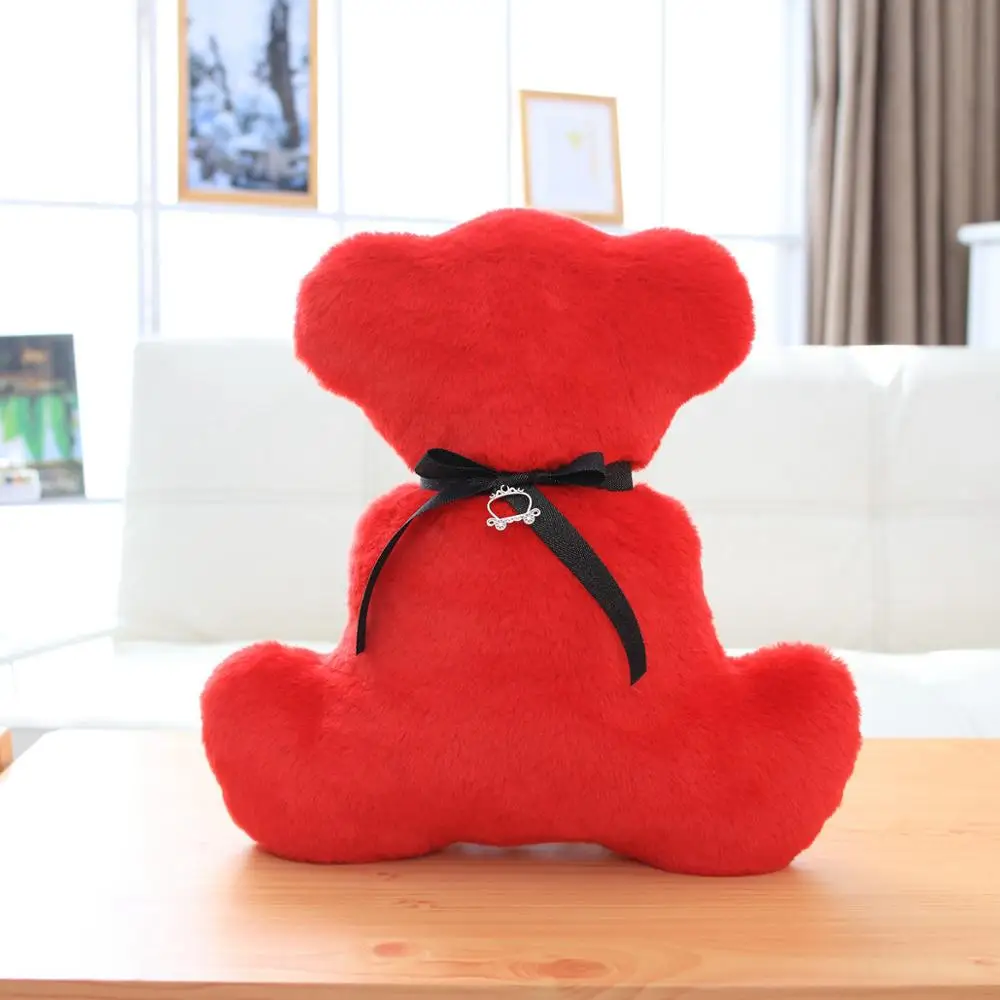 36 см kawaii shadow bears shadow мягкие подушки детские милые животные плюшевый мишка плюшевые игрушки Рождественский подарок для детей свадебный подарок - Цвет: Красный