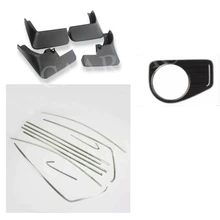 Автомобильные декоративные фары переключатель отделка рамы боковое окно полосовые покрытия крыло для Volkswagen VW Golf MK7.5