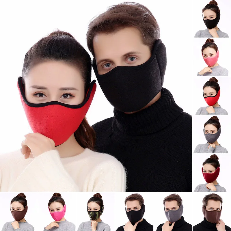 Autumn Winter.Windproof Face Mask Dustproof Men women Breathable Protection