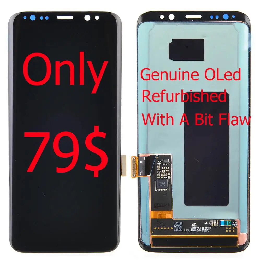 

For Samsung Galaxy S8 OLed Lcd Display Screen Replacement G950U G950F G950 S8 Display Screen Repair Parts