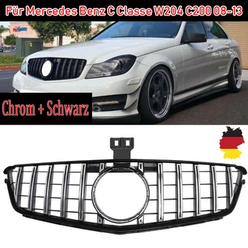 

MagicKit Chrome and Black GT GTR AMG Grille For Mercedes Benz C Class W204 C250 2008-13 German Stock Fast Shipping