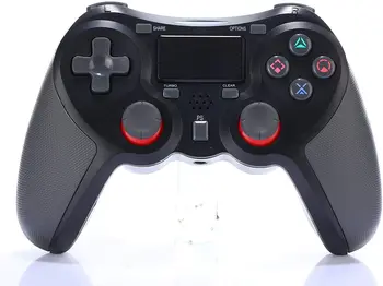 

Bluetooth Gamepad Wireless Joystick Controller For 4 PS4 Game Console Support Android TV Black