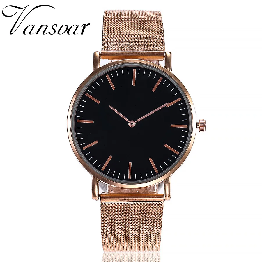 

Mesh Belt Watch AliExpress Wish Explosion Models Steel Mesh Belt Women's Watch Ultra-Thin Dial Casual Watch