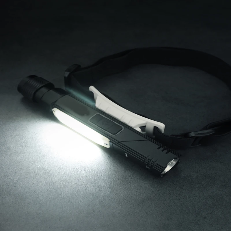 Work light multi-function magnetic suction portable headlight flashlight can be converted at will