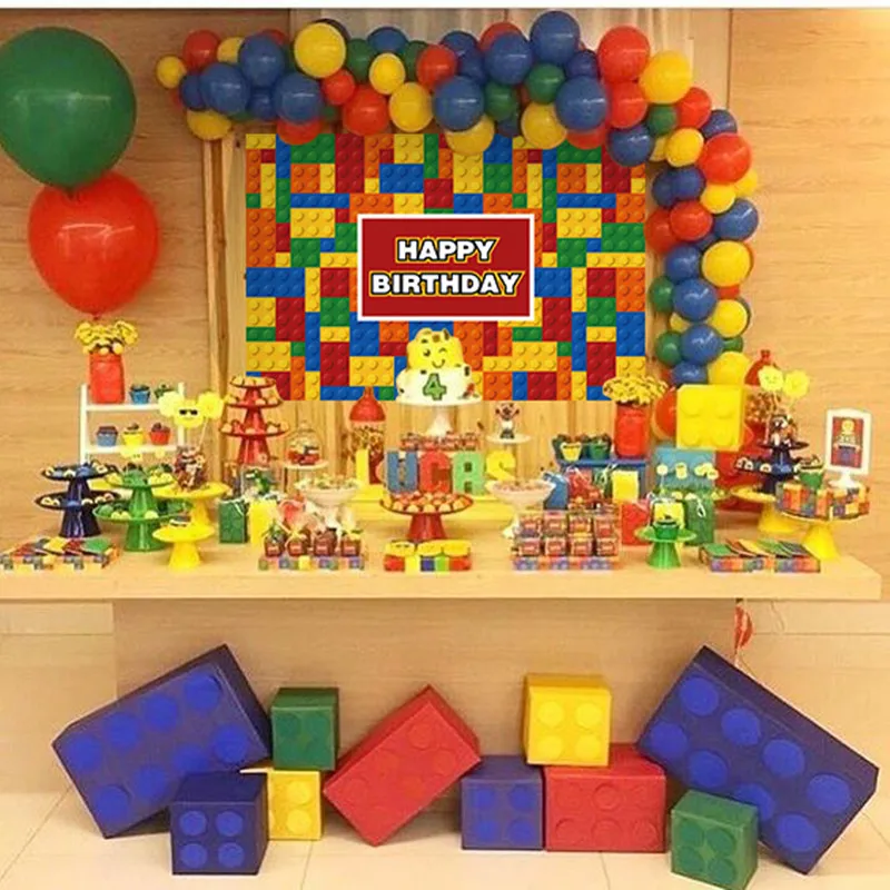 16 x Lego Movie Party Paper Beverage Napkins Boys Lego Party Tableware Supplies