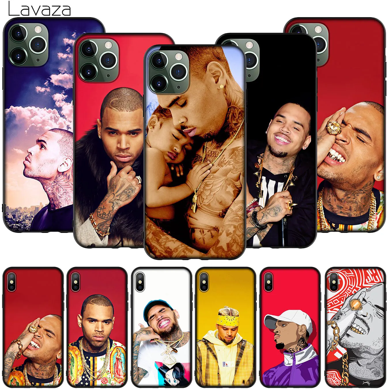 Chris Brown Soft Silicone Phone Case for iPhone 11 Pro XR X XS Max 10 7 8 6 6S 5 5S SE Cover |