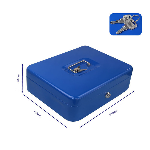 Key Locker Safe Home Shop Steel Mini Money Box Security Cash box Storage Box Hidden Coin Money Jewellery