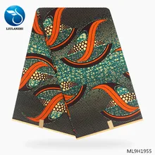 LIULANZHI африканская восковая ткань s настоящий воск ткань для женщин оптом нигерийский воск принты 6 ярдов/партия ML9H1950-ML9H1969