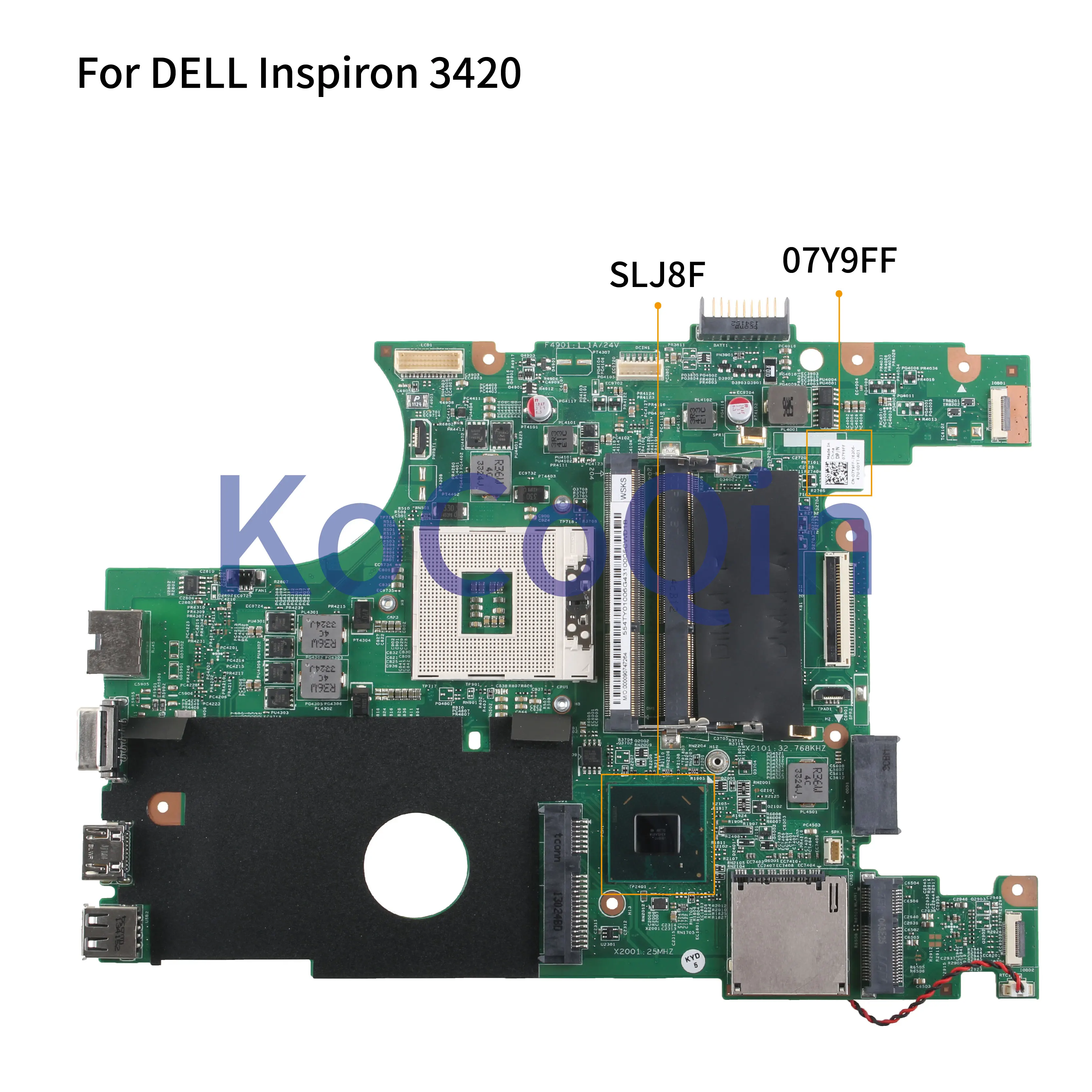 KoCoQin Laptop motherboard For DELL Inspiron 14